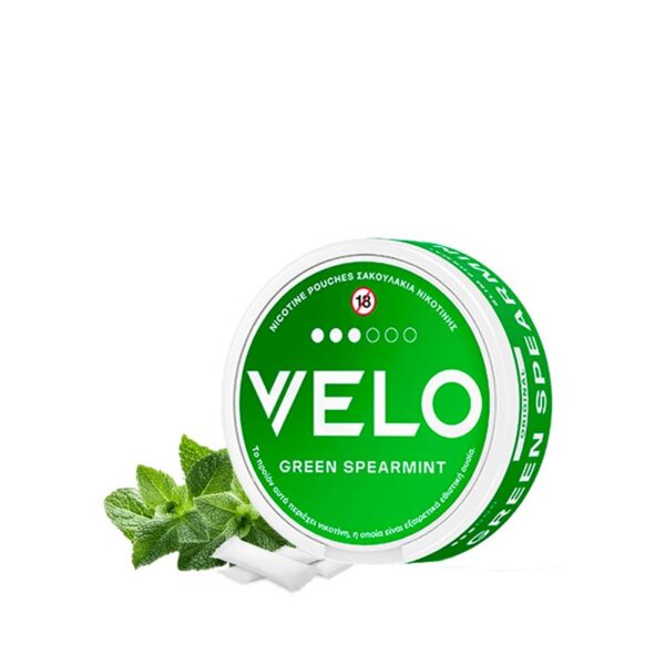 Velo Nicotine Pouches Green Spearmint 10mg