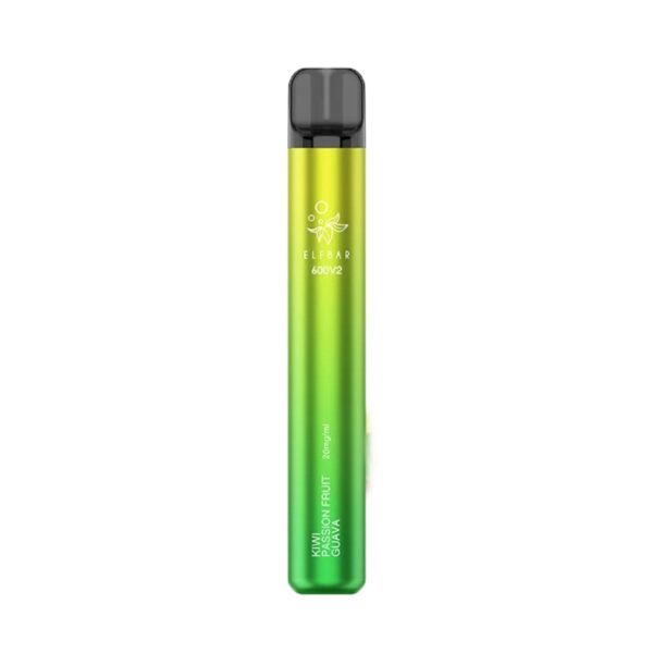 Elf Bar 600 V2 Disposable Kiwi Passion Guava 20mg 2ml