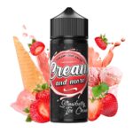 Mad Juice Strawberry Ice Cream+ 120ml