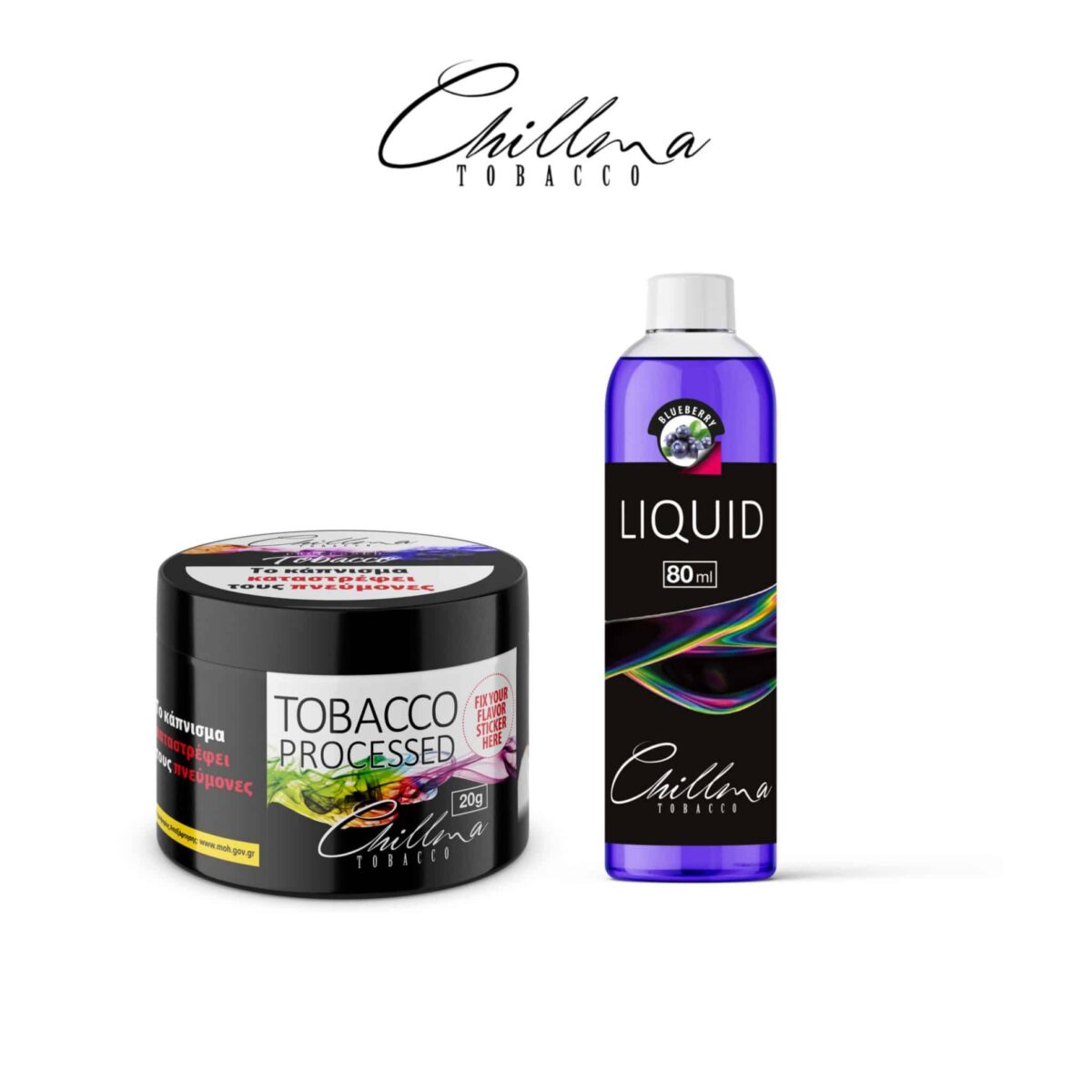 Chillma Tobacco Blueberry 125gr - Image 1