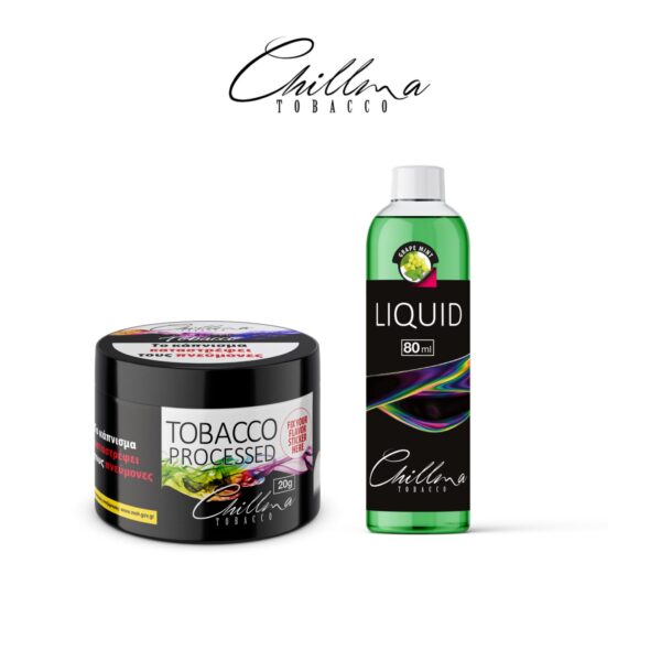 Chillma Tobacco Grape Mint 125gr