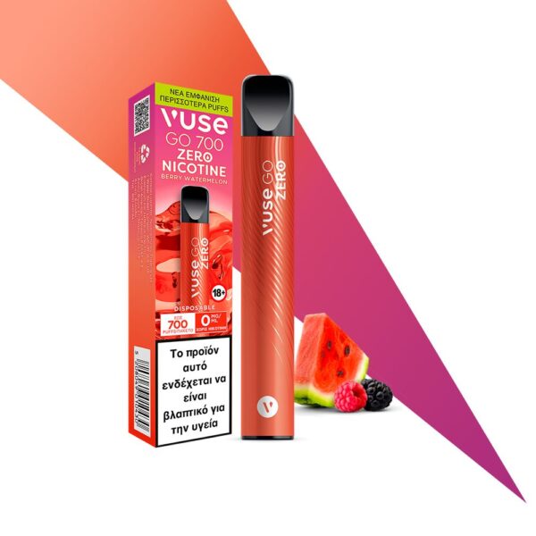 Vuse Go Berry Watermelon Ice Zero Nicotine Disposable Vape
