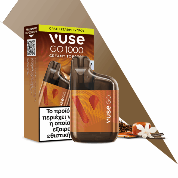 VUSE GO Box 1000 Creamy Tobacco 1000 Puffs 20mg