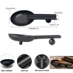 Σταχτοδοχείο Πούρου Μονό Μεταλλικό Black 0577