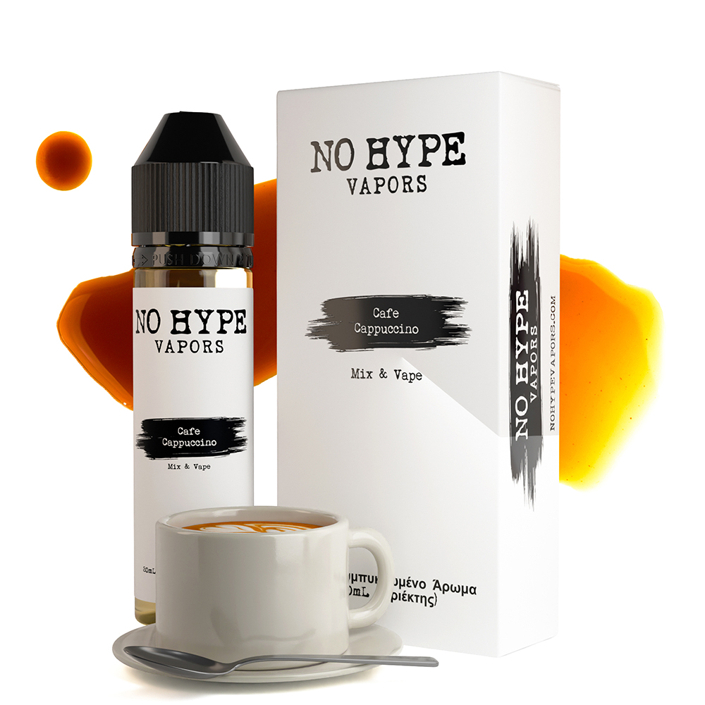 No Hyper Vapors cappuccino 60ml AGT No Hype Vapors Cafe Cappuccino 60ml - Image 1