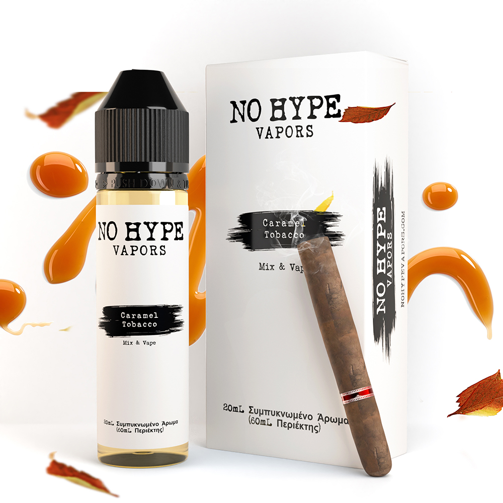 No Hyper Vapors caramel tobacco 60ml AGT No Hype Vapors Caramel Tobacco 60ml - Image 1