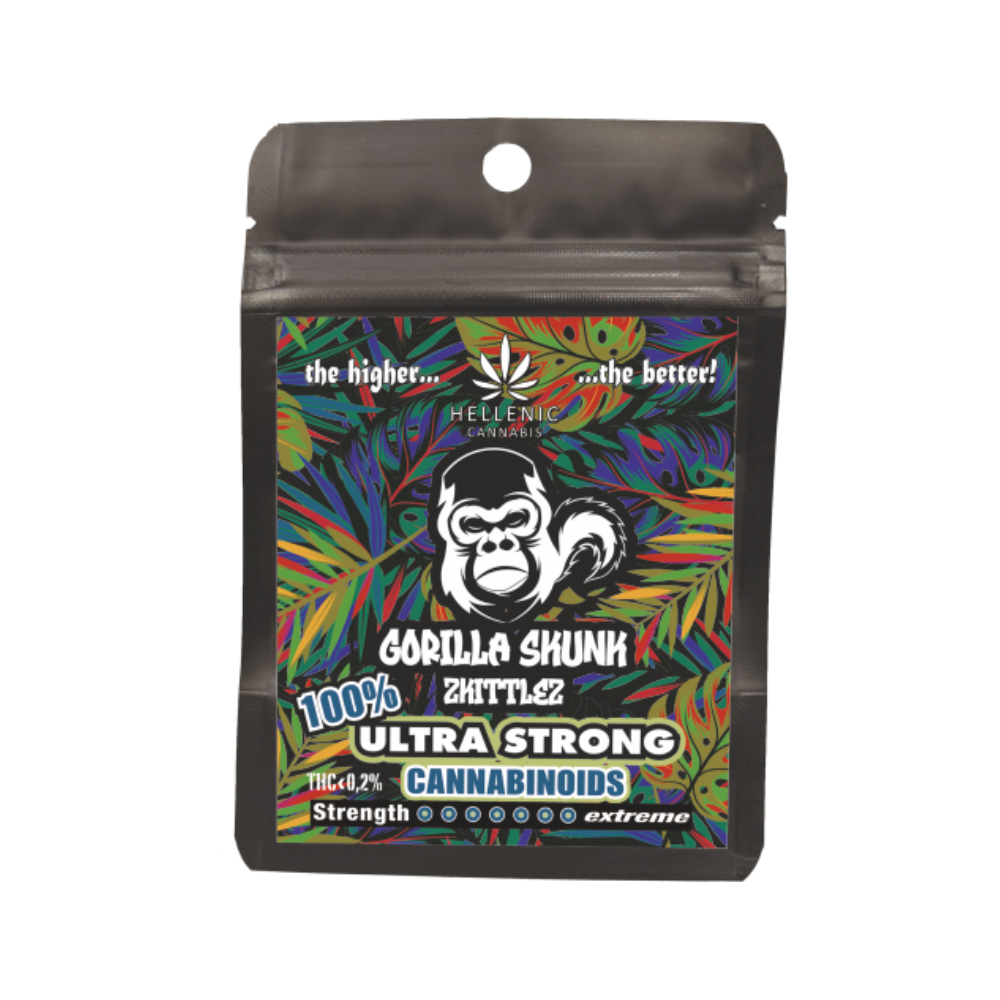 Gorilla Skunk Zhittlez Ultra Strong 1g Join Club Gorilla Skunk Zkittlez 100% Ultra Strong Cannabinoids 1gr - Image 1