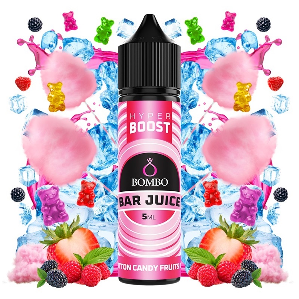 _bombo-bar-juice-hyper-boost-cotton-candy-fruits-ice-5ml60ml_join club Bombo Bar Juice Hyper Boost Cotton Candy Fruits Ice 60ml - Image 1