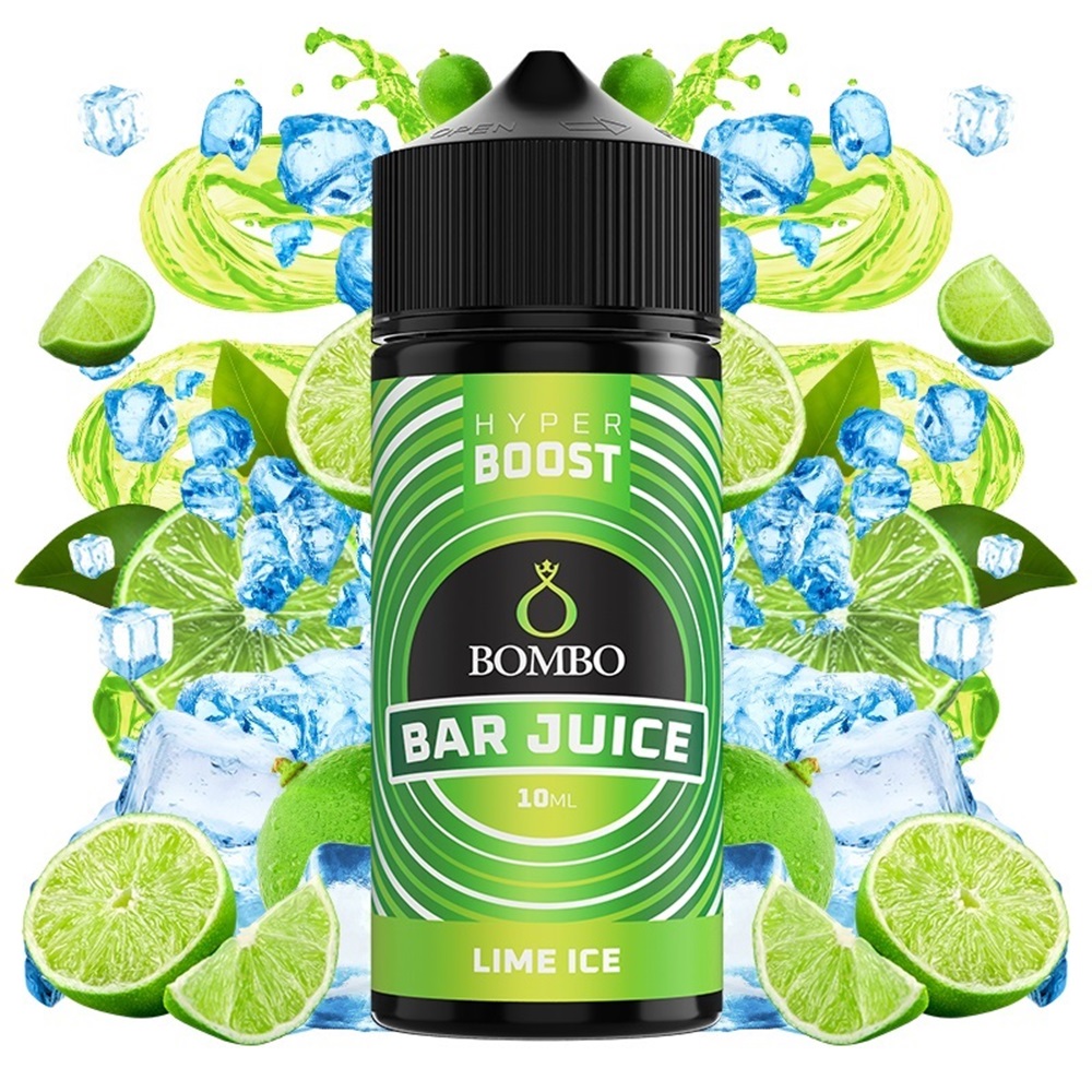 bombo-bar-juice-hyper-boost-lime-ice-10ml120ml_join club Bombo Bar Juice Hyper Boost Lime Ice 120ml - Image 1