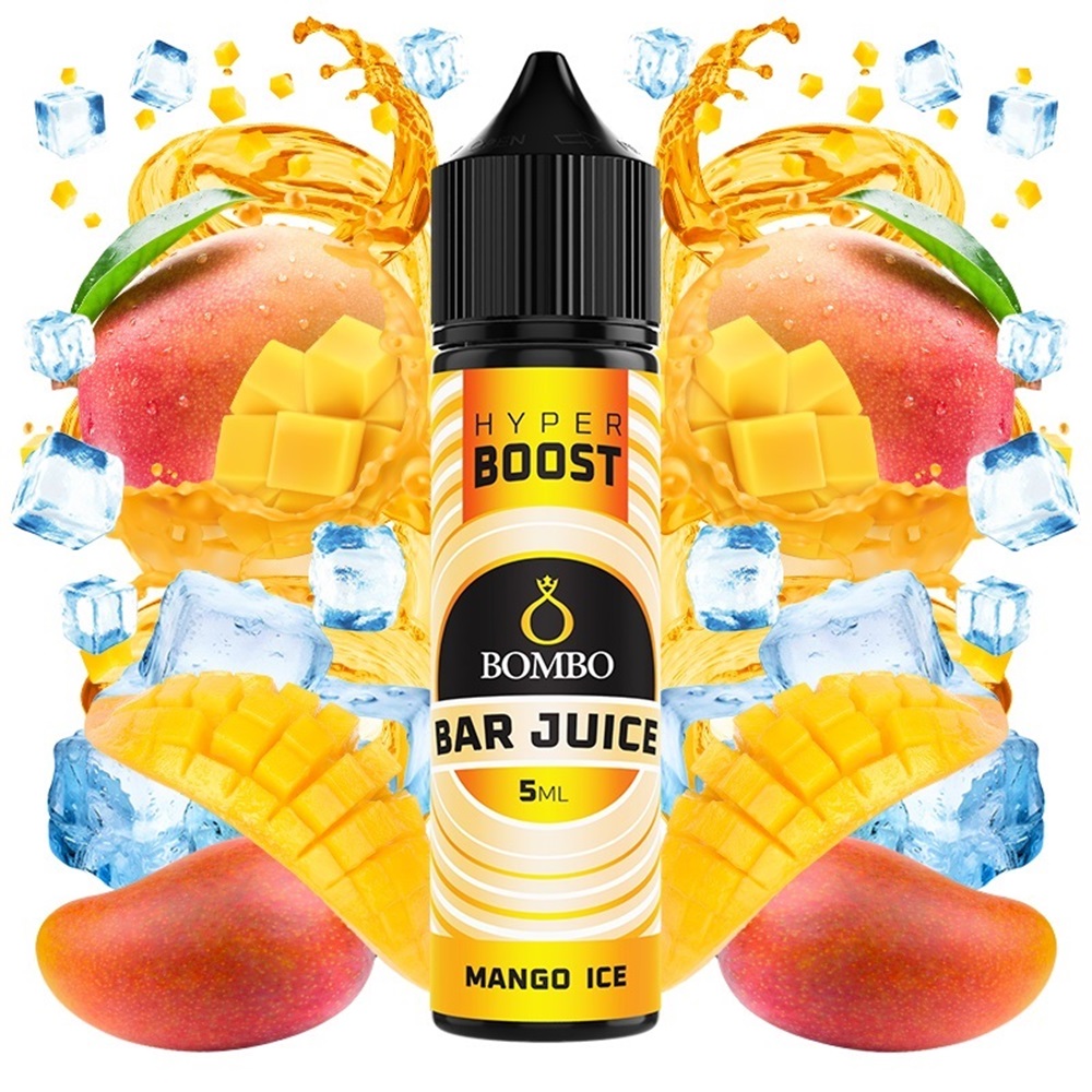 bombo-bar-juice-hyper-boost-mango-ice-5ml60ml_join club Bombo Bar Juice Hyper Boost Mango Ice 60ml - Image 1