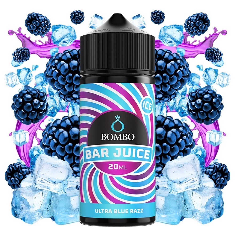 bombo-bar-juice-ultra-blue-razz-20ml120ml_join club Bombo Bar Juice Ultra Blue Razz 120ml - Image 1