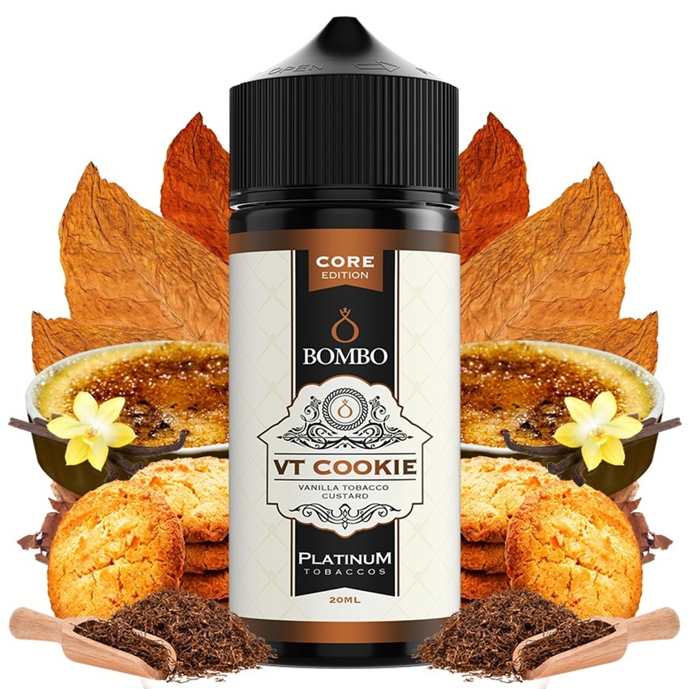 bombo-platinum-tobaccos-vt-cookie-core-edition-20ml120ml_join club Bombo Platinum Tobaccos VT Cookie Core Edition 20ml/120ml - Image 1