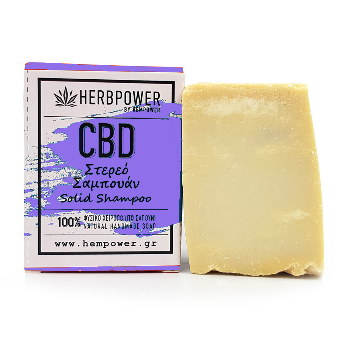 hempower-cbd-solid-shampoo-100g-join-club Hempower CBD Σαπούνι Στερέο Σαμπουάν 100G - Image 1
