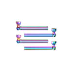 Atomic Πιπάκι Rainbow με σίτα