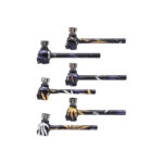 Atomic Πιπάκι γυάλινο Skull Head 14 εκ